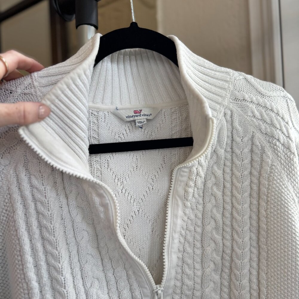 Vineyard Vines Cable Knit Pullover - Picture 3 of 4